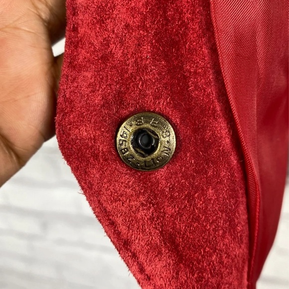 VTG leather suede red Vest women’s size Medium - Picture 9 of 10